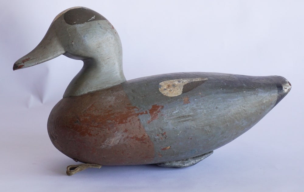 Antique Carved & Painted Widgeon Duck Decoy (1 of 3)