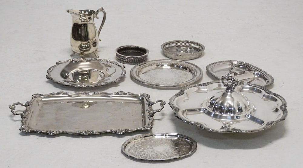 Various Silver Plate Dinner Wares & Table Articles (1 of 1)