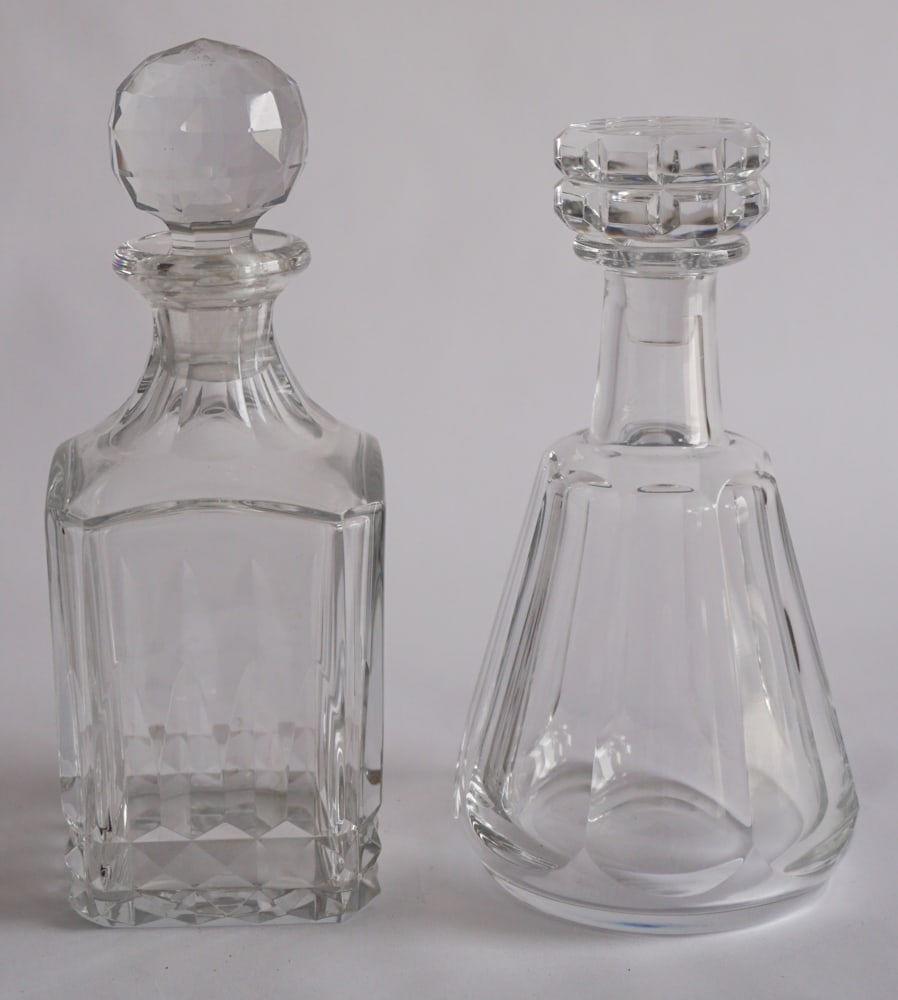 Two Vintage Baccarat Crystal Liquor Decanters (1 of 2)