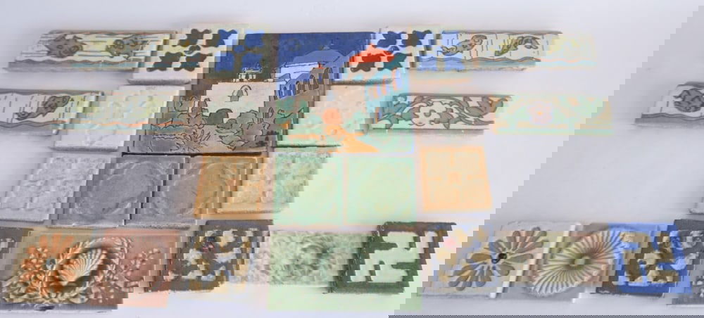 Arts & Crafts Period Pottery Architectural Tiles (1 of 3)