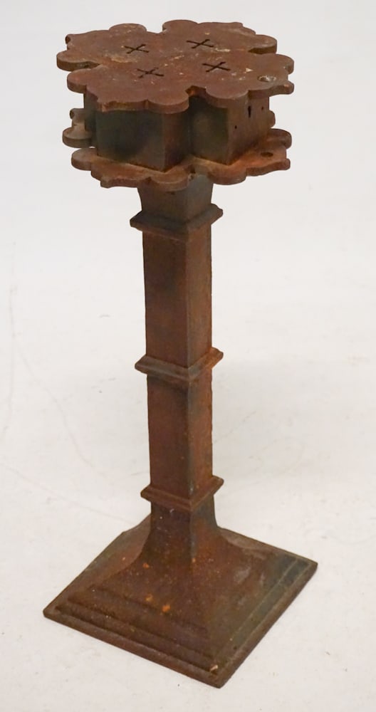 18th Cent European Cast Iron Ohms or Offering Box (1 of 4)