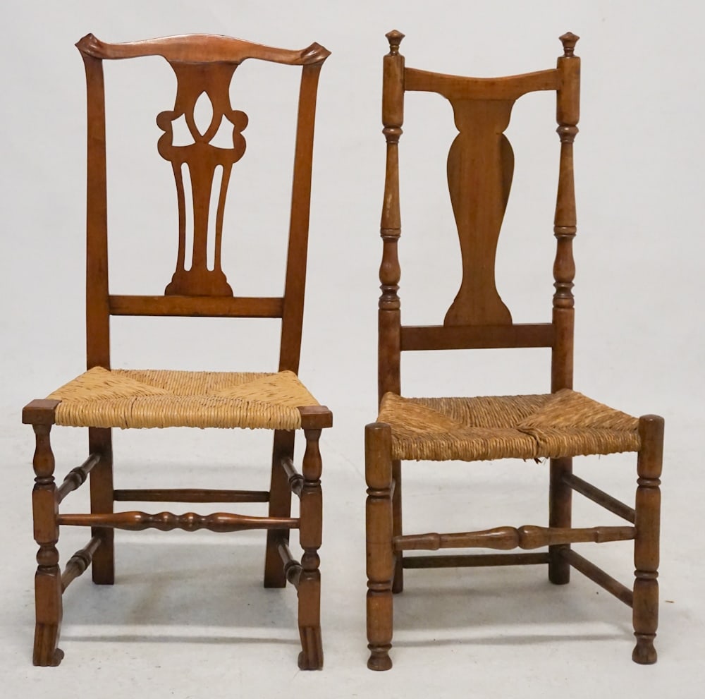 Near Period American Queen Anne Side Chairs (1 of 1)