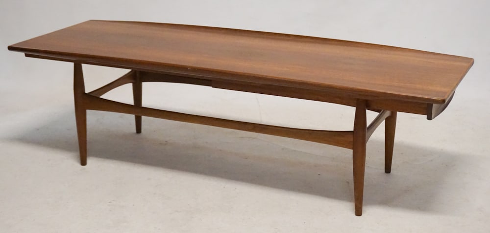 Mid Century Modern Danish Surfboard Coffee Table (1 of 5)
