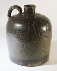Interesting Southern Stoneware Alkaline Glazed Jug