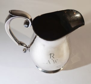 Charming Wallace Sterling Silver Water Pitcher