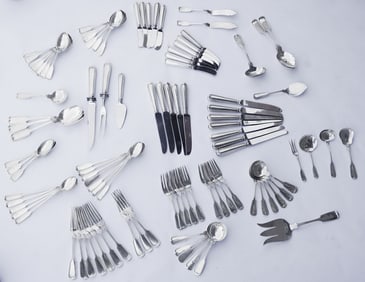 Fine Large Gorham Sterling Silver Flatware Service