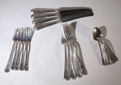 Charming Whiting Sterling Silver Flatware