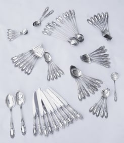 Towle King Richard Pattern Sterling Flatware Servi