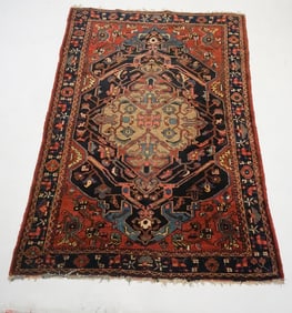Handsome Antique Persian Heriz Carpet