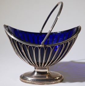 Fine English Georgia II Silver Serving Basket