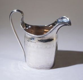 Charming English Edwardian Silver Cream Pitcher