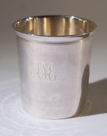 Likely American Coin Silver Beaker or Julep Cup