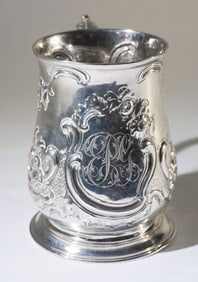 Excellent English George II Silver Tankard