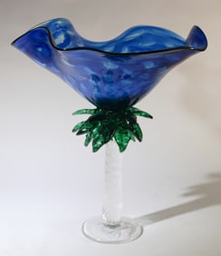 South Carolina Blown Art Glass Centerpiece
