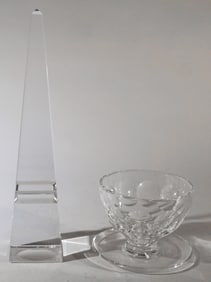 Two Waterford Crystal Desk or Table Articles