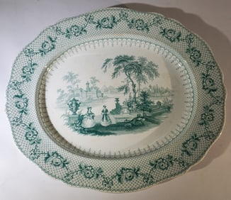 Antique English Ironstone Serving Platter