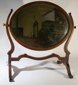 English Edwardian Mahogany Dressing Mirror