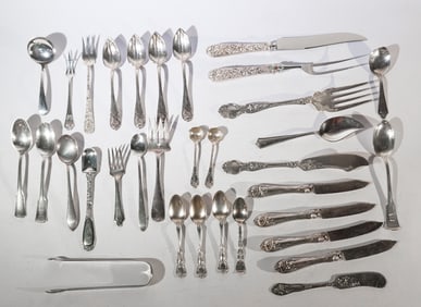 Various Sterling Silver Flatware & Serving Pieces