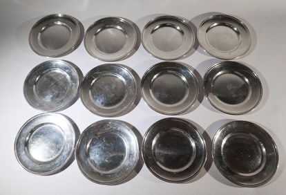 Set Gorham Sterling Silver Bread & Butter Dishes