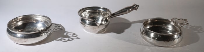 Collection Sterling Silver Table or Cabinet Articl