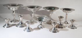 Deco Weighted Sterling Silver Table Articles