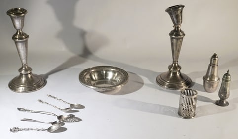 Various Sterling Silver Table & Cabinet Articles