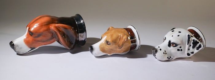 Set Royal Stratford English Porcelain Stirrup Cups