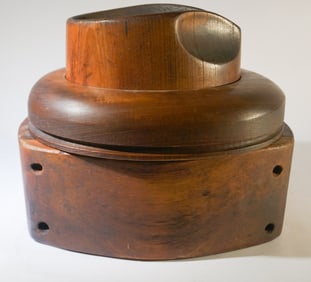Antique Wooden Hat Mold