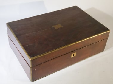 English Regency Rosewood Letter or Valuables Box
