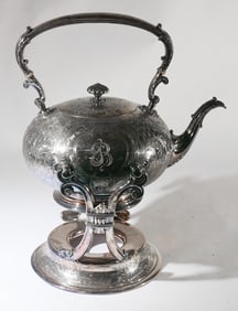 English Regency Old Sheffield Silver Plate Tea Pot