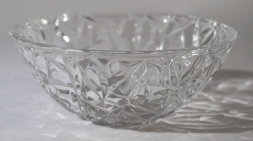 Tiffany and Company Crystal Nut or Candy Bowl