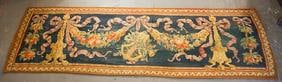 Antique French Woven Wall Hanging Tapestry