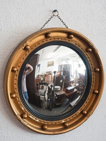 Classical Gilt Bullseye Mirror