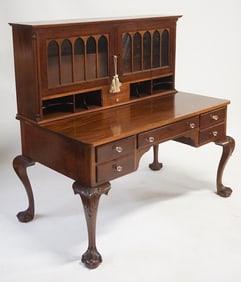 American Chippendale Style Mahogany Desk