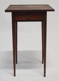 Country Federal Cherry Wood Splay Leg Side Table
