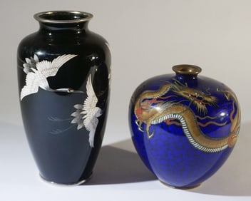 Antique & Vintage Japanese Cloisonne Vases