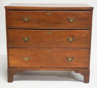 English George III Oak Chest of Drawers