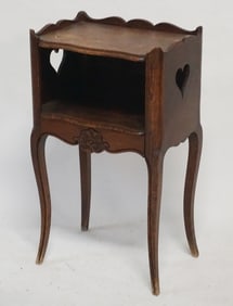 French Provincial Style Oak Side Cabinet or Table