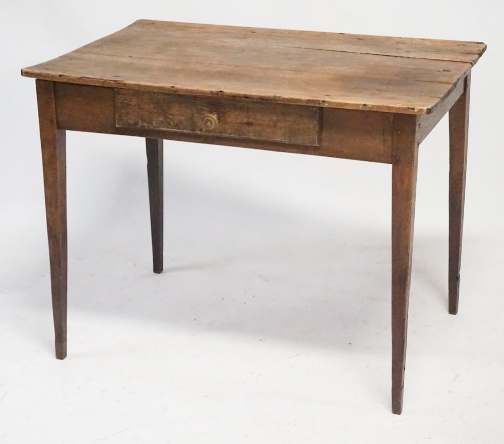 French Neoclassical Walnut Work Table or Desk (1 of 4)