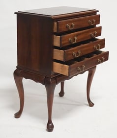 Queen Anne Style Mahogany Silver Chest