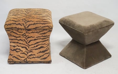 Two Charming Designer Stools