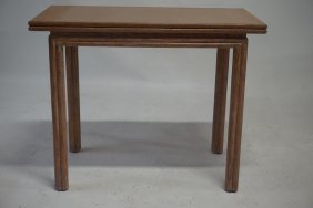 Art Deco Bermuda Style Swivel Top Games Table