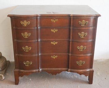 Chippendale Style Block Front Chest