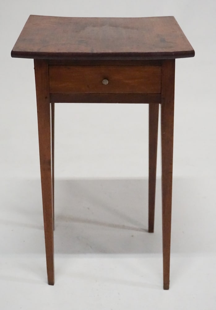 Southern Federal Walnut One Drawer Side Table (1 of 2)