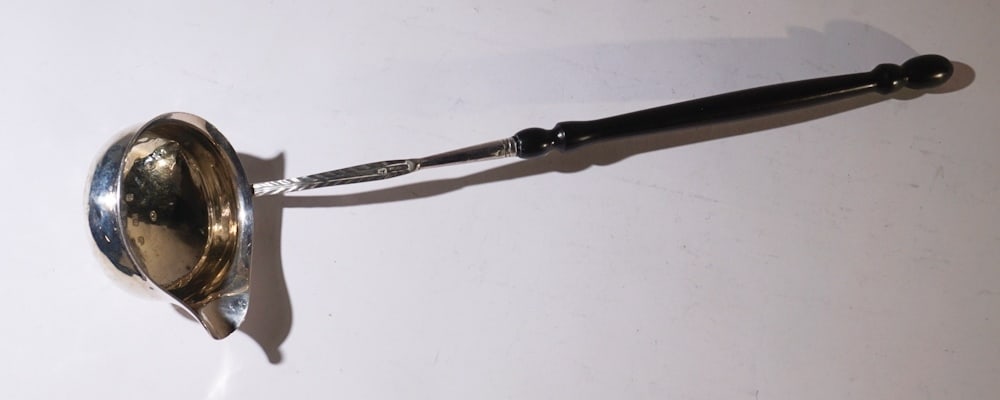 Fine English George III Silver Toddy Ladle (1 of 3)
