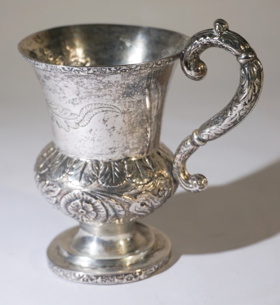 Antique American Coin Silver Cup (1 of 4)
