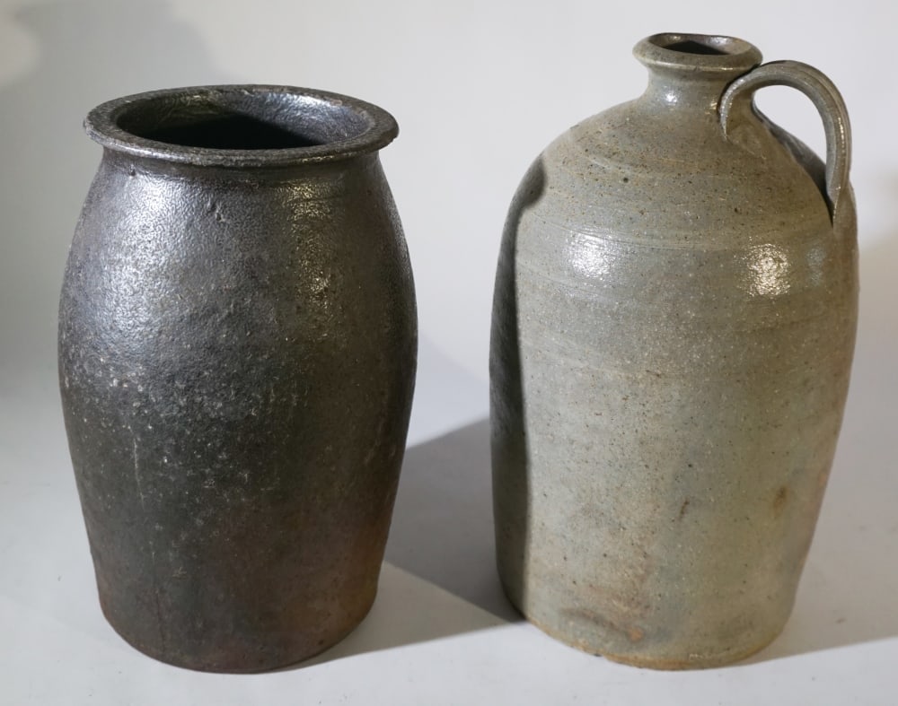 Two Southern Stoneware North Carolina Vessels (1 of 2)