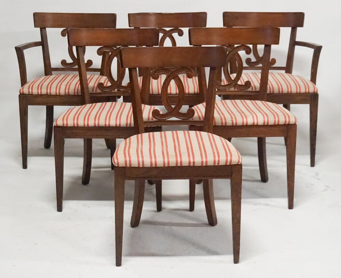 Set German Biedermier Style Carved Dining Chairs (1 of 3)