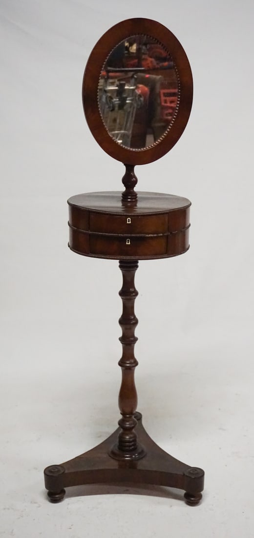 English Regency Mahogany Shaving Stand (1 of 4)