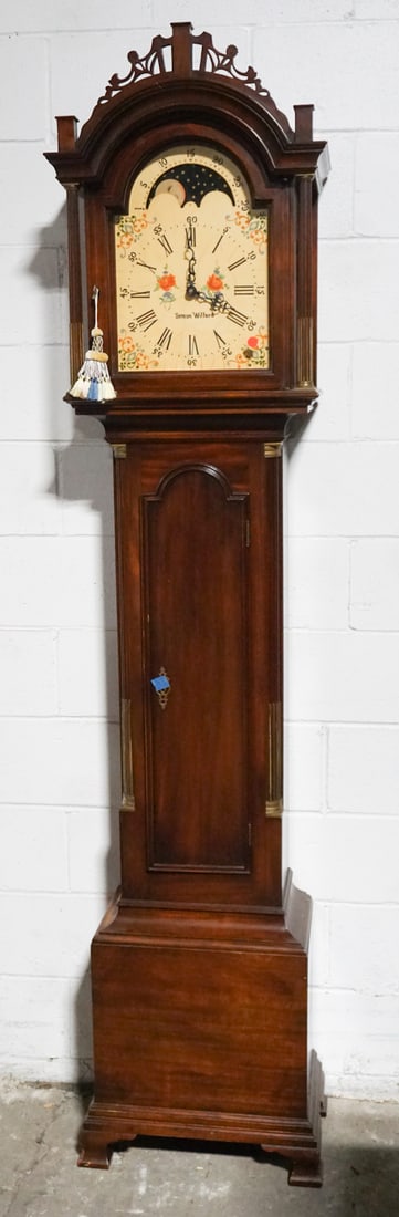 Federal Style Mahogany Tall Case Clock after Simon Willard (1 of 3)